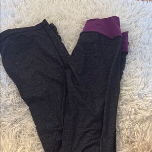 lululemon athletica wide Leggings in Black and Purple